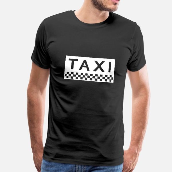 

taxi sign t shirt men character cotton s-xxxl standard crazy comfortable summer style vintage shirt