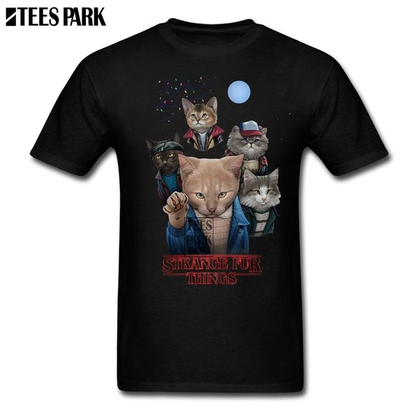 

printed clothing t-shirt strange fur things cats funky t shirts teenage natural cotton short sleeve tee unique spring