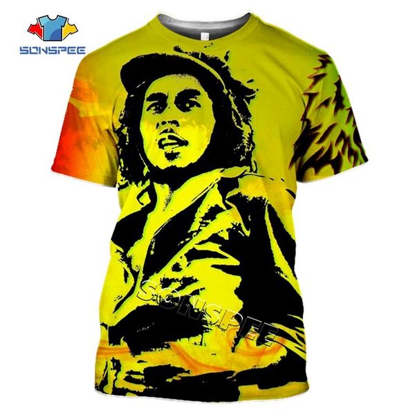 

men clothing summer bob marley 3d print shirts horror humor horror men clothing