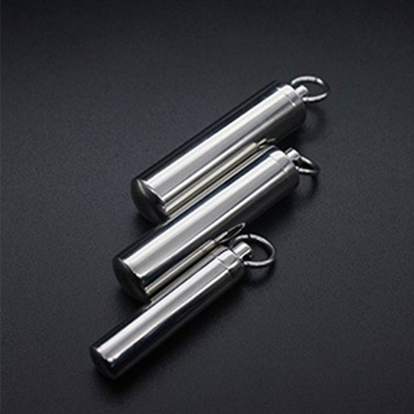 

perfume bottle necklace mens bottle pendants stainless steel chains necklaces women steel jewelry on the neck wholesale, Silver