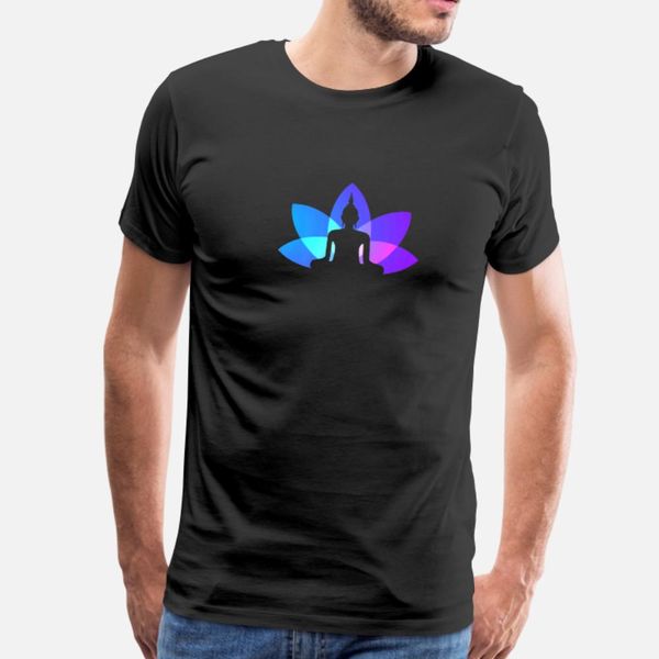 

yoga blossom premium t shirt men customized cotton size s-3xl pattern fitness breathable summer style family shirt