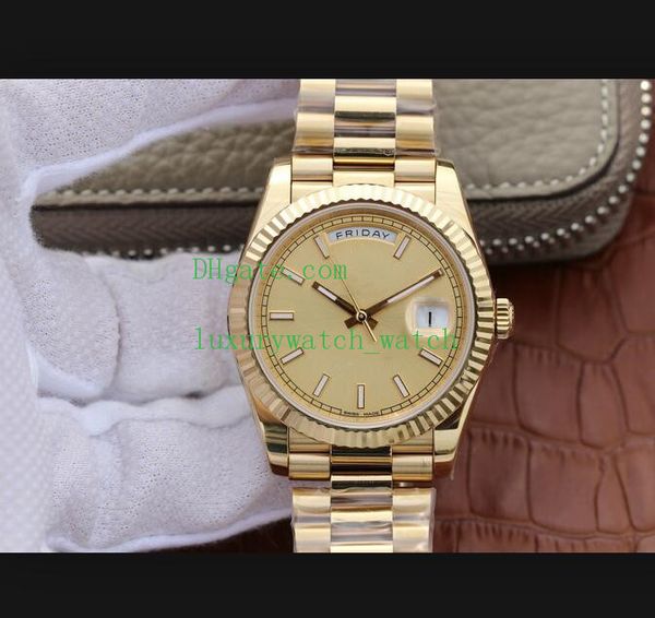 BP Maker Watch Men 40 мм DayDate V2 Версия 228238 Gold 316L Стальное сапфировое стекло Азия 2813 Автоматические движения мужские часы.