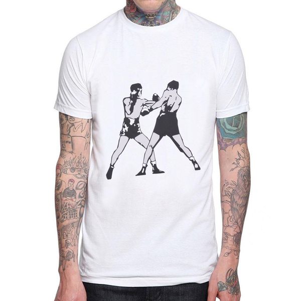 

men t-shirt brand boxing champion funny t shirt boxer print cotton white short sleeve casual tees hipster man t shirts