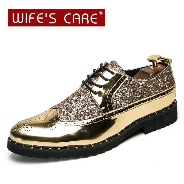 

party shoes for men gold wedding shoes men elegant glitter tassel dress flats designer male dress footwear, Black