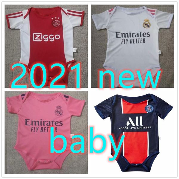 

20 21 curry born baby girl clothes the latest jersey 2020 2021 real madrid salah messi quality 6-18 months baby shir, Black
