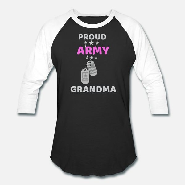 

army grandma proud military family veteran american flag gif t shirt men customize 100% cotton crew neck costume fitness casual shirt