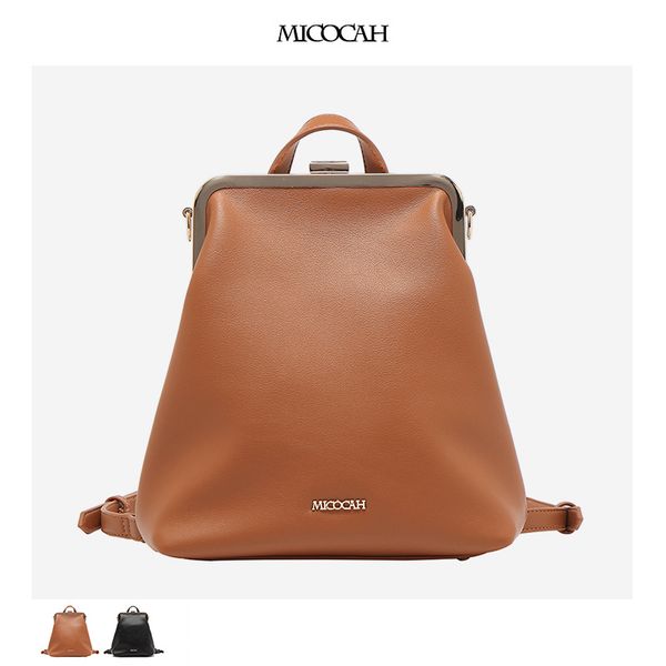 

2020 new style bag retro iron clip shoulder/crossbody bag women's