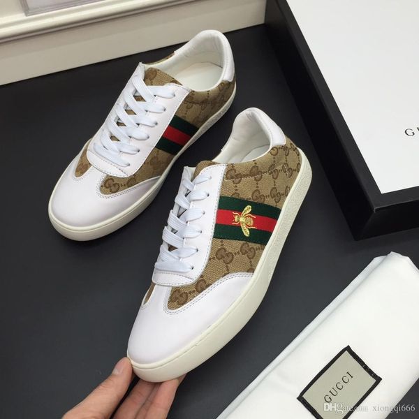 

new ace bee casual shoes, comfortable wild sports shoes, luxury designer with boxad, Red;white