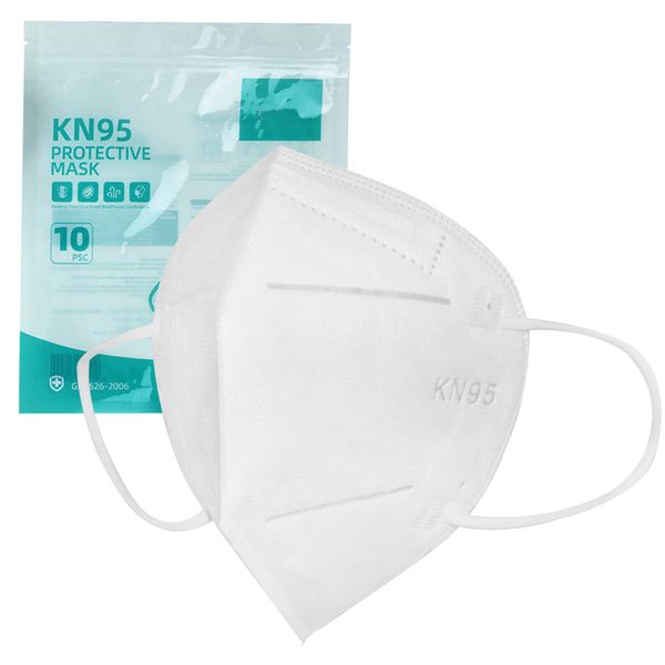 

Free shipping 3-7 days arrival kn95 mask PM2.5 anti dust haze droplets Multi layer filtration protection of melt blown nonwoven fabric