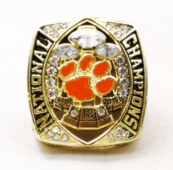 

drop shipping 2018 clemson tigers national championship ring for fans d19011503, Silver