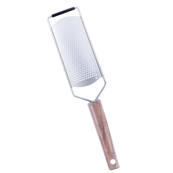 

fine mesh portable vegetables grater kitchen gadgets hanging black walnut handle