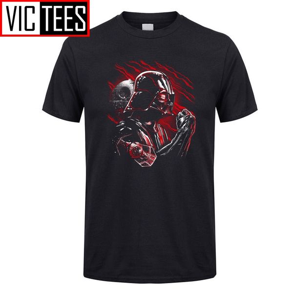 

men tshirt wrath of darth vader t-shirt men 100% cotton boy tee male big size black t shirt clothes