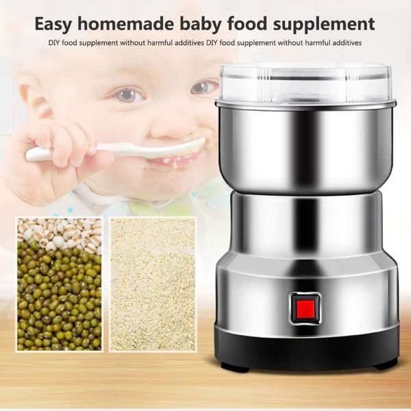 

electric coffee grinders smash machine grain grinder mill spice herbs pulverizer grinding stainless steel blade bean spice, nut, grains