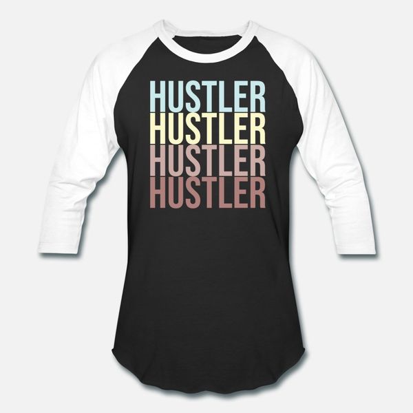 

colorful, hustler, retro t shirt men character cotton round neck letter crazy humor spring autumn trend shirt