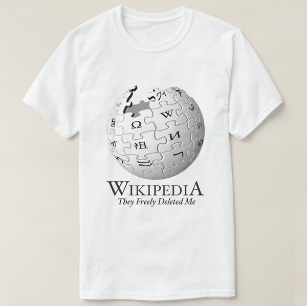 

2019 printed men t shirt cotton short sleeve wikipedia deleted me [parody] t-shirt women tshirt