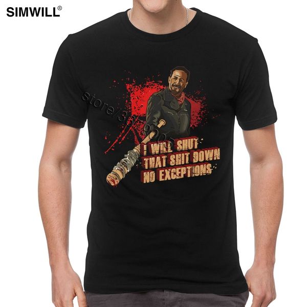 

охладить the walking dead negan футболках мужчины граймс мэгги tv t рубашка с коротким рукавом хлопок футболку модные летние топы одежда