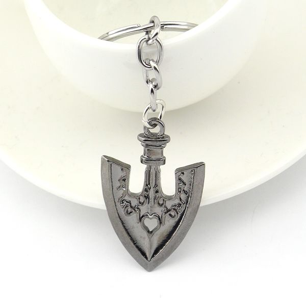 

anime jojos bizarre adventure keychain mask dio metal keyring men key women bag accessories, Silver