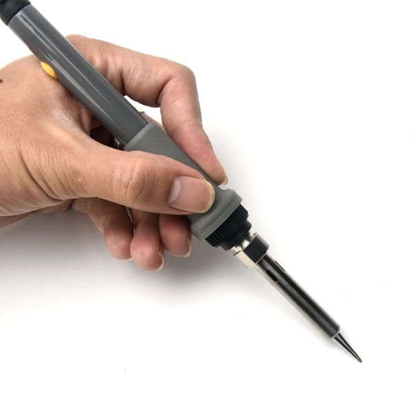 

soldering iron 110v/220v 60w us/eu plug rubber handle adjustable electric temperature welding tool