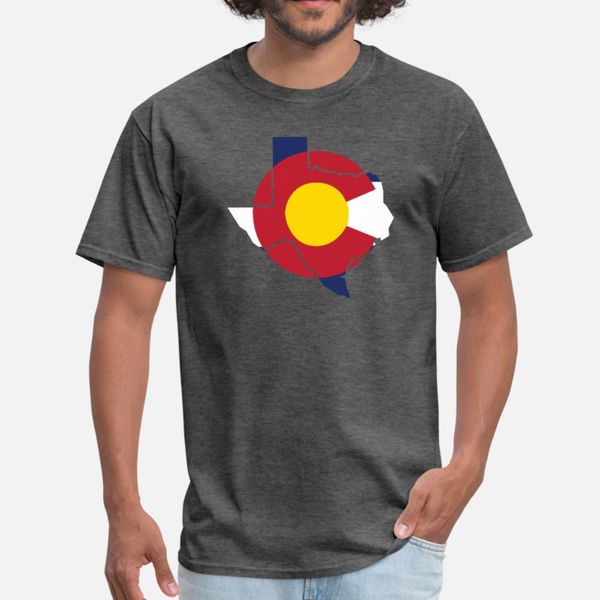 

texas colorado funny pride flag apparel t shirt men printing tee shirt s-xxxl clothing loose funny spring autumn standard shirt