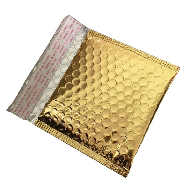 

gift wrap 13*15cm+4cm small gold red mailing bags, sliver aluminum bubble bag, padded envelopes mailer bag
