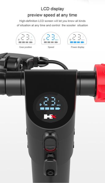 

2019 original hx x7 foldable electric scooter bike smart german kick electric scooter with seat electric scooter china