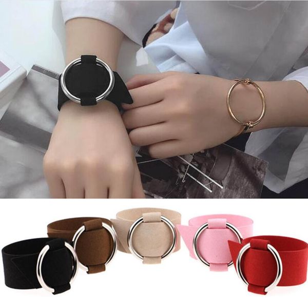 

jewelry cloth bracelets metal circle round buckle bracelets colorful for women fashion of shipping, Golden;silver