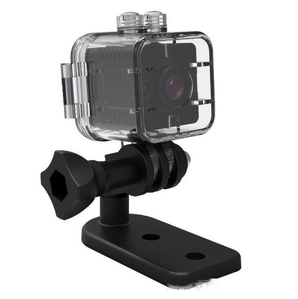 

portable outdoor sports hd waterproof dv square night vision camera