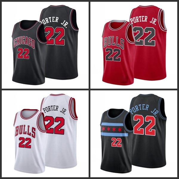 

chicago bulls otto porter jr. men city basketball jersey, Black