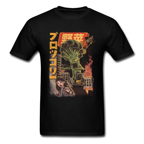 

japan anime big monster pattern tshirt men black blue mens autumn & tees funny design show game t shirt cotton novelty