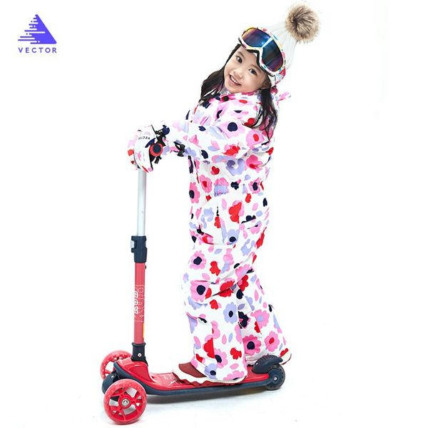

skiing jackets winter kids ski suit 2021 waterproof warm girls snow jacket boys snowboarding clothes children one-piece -30 degree
