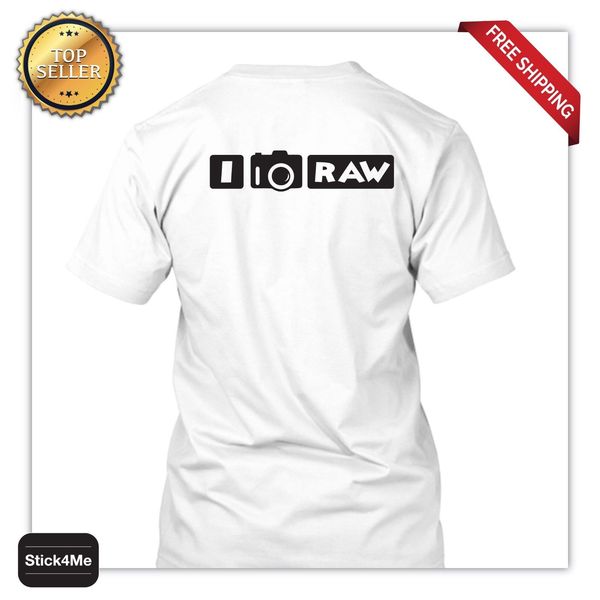 

summer fashion i shoot raw pgrapher 100% cotton t shirt back & front printing pgraphy summer men clothing