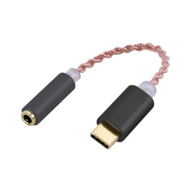 

cgjxsusb c to 3 .5mm dac aux earphone adapter type -c to 3 .5mm audio converter cable for huawei google samsung galaxy cell phone