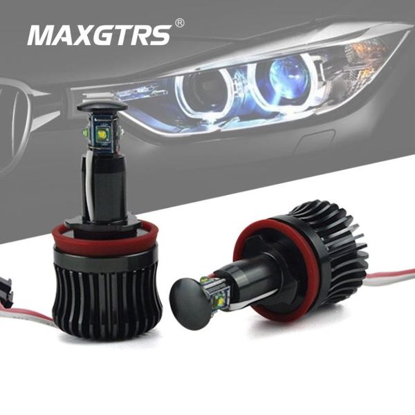 

2x led angel eyes light 20w 3000lm h8 car led cree chip bulb for e60 e61 e63 e64 e71 x6 e82 e87 e89 z4 e90 e91 e92 e93