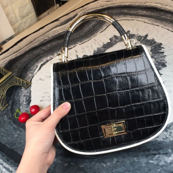 

ouruili new crocodile skin non-stitching women's bag single-shoulder slant bag women hot