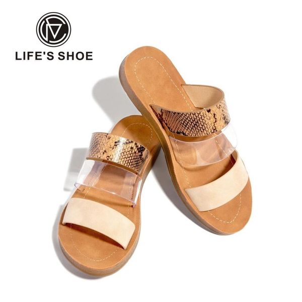 

new summer fashion wild women sandals slippers serpentine double layer sandals flat bottom ladies beach shoes outdoor travel, Black