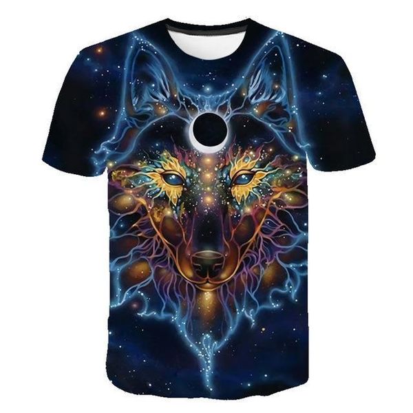 

animal male wolf 3d print shirts horror hentai hippie men clothing