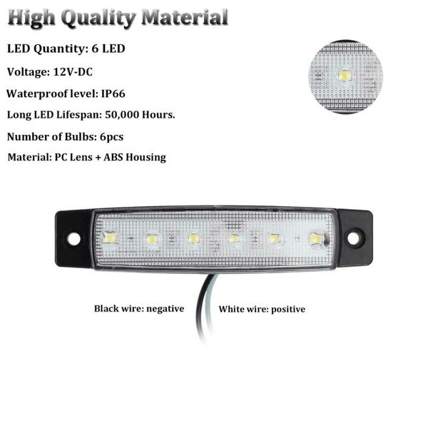 

semaphore 6-led for rock light offroad truck utv lighting waterproof