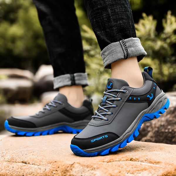 

climbing hiking shoes men trekking outdoor hill mens camping tourism trail big size 39-47 men mountain hiking trainers