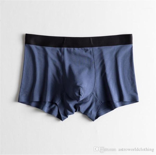 

solid color fashion mens boxers modal mens designer underwear breathable skinny mens underpants, Black;white