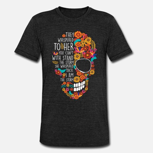 

hippie mom flower sugar skull floral t shirt men personalized short sleeve round neck clothes loose authentic summer style standard shirt