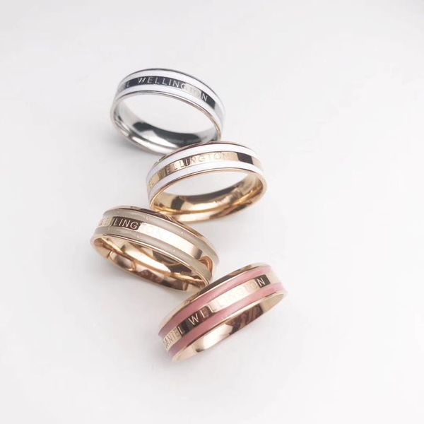 

designer new products wholesale price in 2020 stainless steel classic style love ring gold plated jewelry wedding gift for women, Silver
