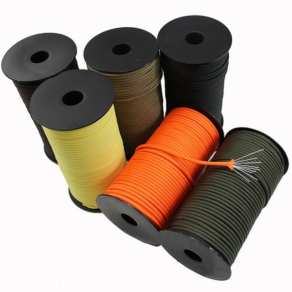 

100m*4mm 9 core rope polypropylene fiber knitting bracelet safety rope outdoor cool clothing rope survival equipment