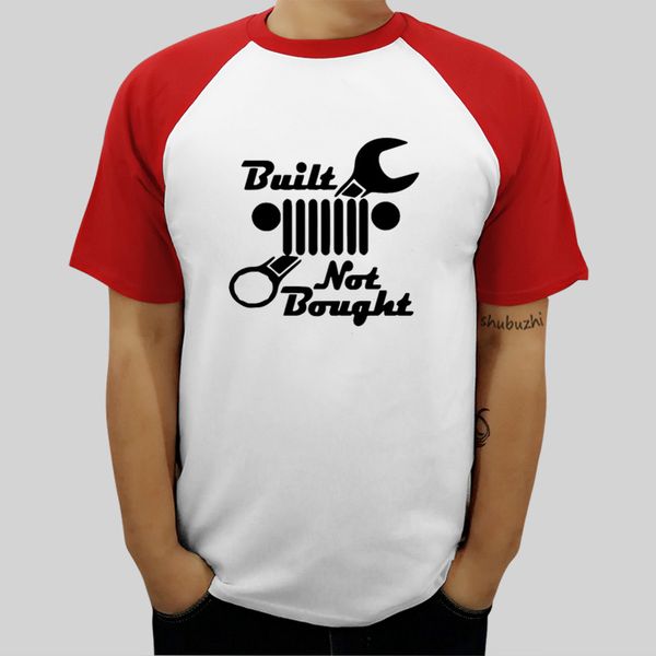 

built the not bought it gift for men's premium t-shirt o-neck short sleeve men t-shirt funny cotton tshirt male