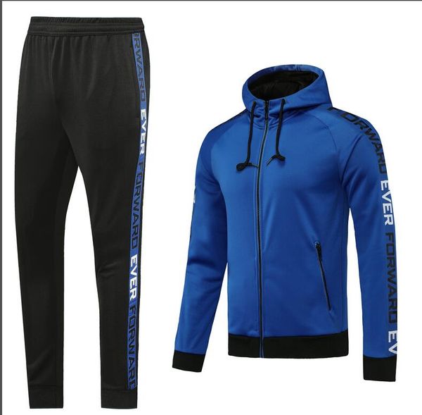 

new 2020 city kun aguero soccer tracksuit sane sterling de mahrez bernardo training suit 20 21 football sportwear, Black