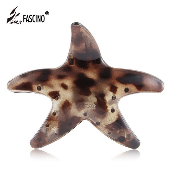 

2020 new products resin starfish hai clips cute hair accessories headband for women girls hair ornaments gifts (lg820036, Golden;silver