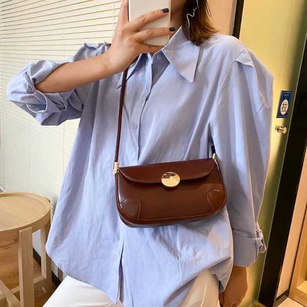 

простое твердо женщины сумка плечо круглого пряжка tie узел pu crossbody сумка