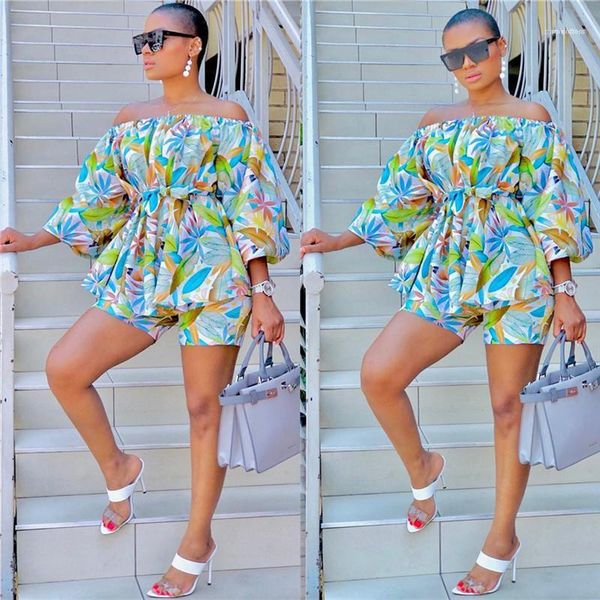 

slim long sleeve fashion female streetwear suit casual slash neck clothing spring floral print womens tracksuits sexy, Gray