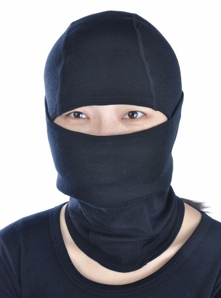 

men women 100% merino wool skiing wind river balaclava beanies hat head ears mouth thermal warm black firstlite style, Blue;gray