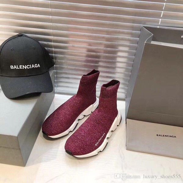 

r luxury casual shoes, fashion oreo powder knitted stretch socks boots speed clear sole casual sneaker,ss