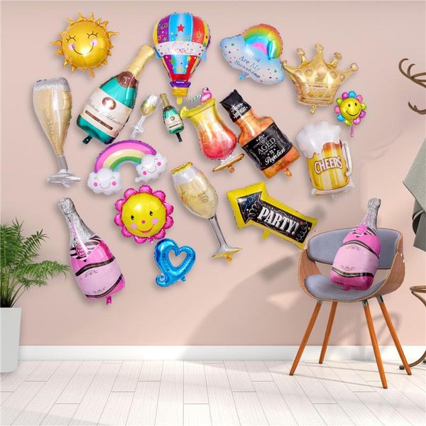 

party decoration multi foil balloon baby kids birthday wedding 18 + ceremony graduation engagement supplies ballon decorations dq78